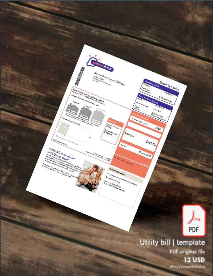 Utility bill | Albanian Power | Albania